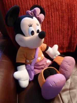 minnie mouse tickled pink plush